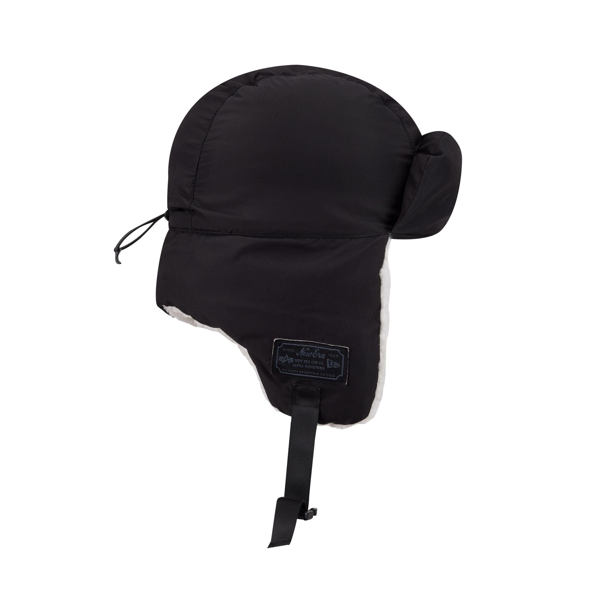 Alpha Industries x Philadelphia Phillies Black Puffer Trapper Hat