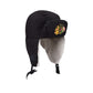 Alpha Industries x Chicago Blackhawks Black Puffer Trapper Hat