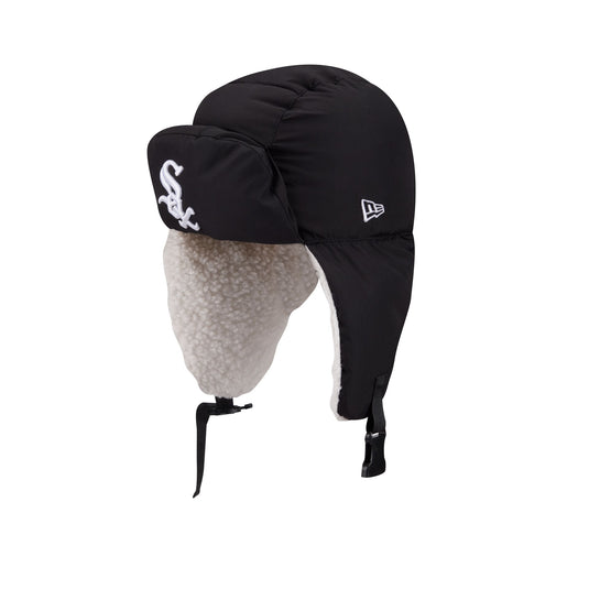 Alpha Industries x Chicago White Sox Black Puffer Trapper Hat