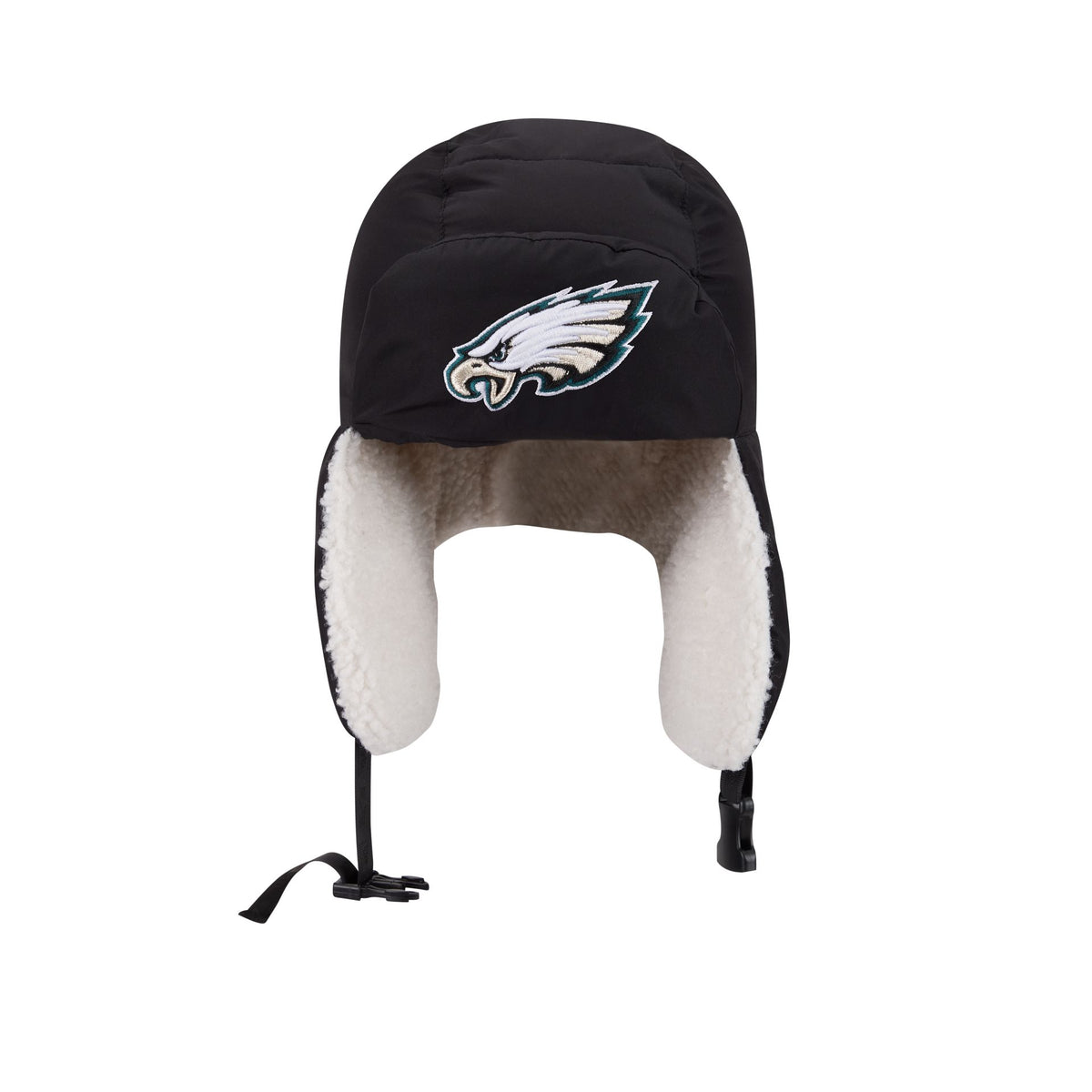 Alpha Industries x Philadelphia Eagles Black Puffer Trapper Hat