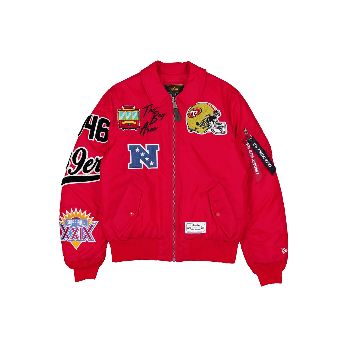 Alpha Industries x San Francisco 49ers MA-1 Flight Jacket