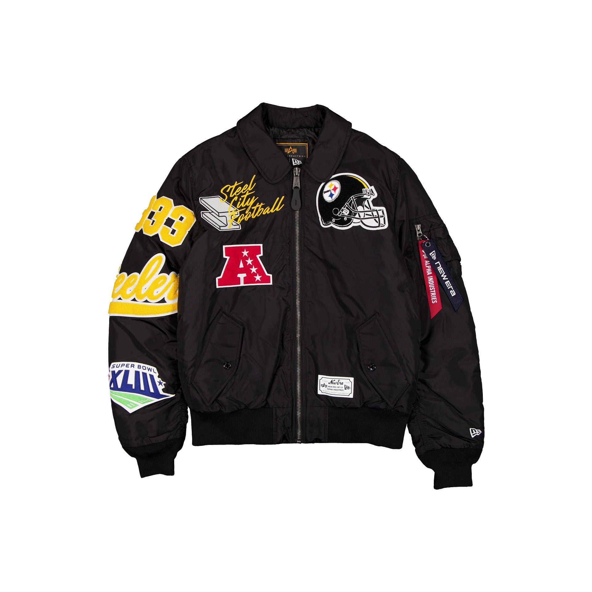 Alpha Industries x Pittsburgh Steelers MA-1 Flight Jacket