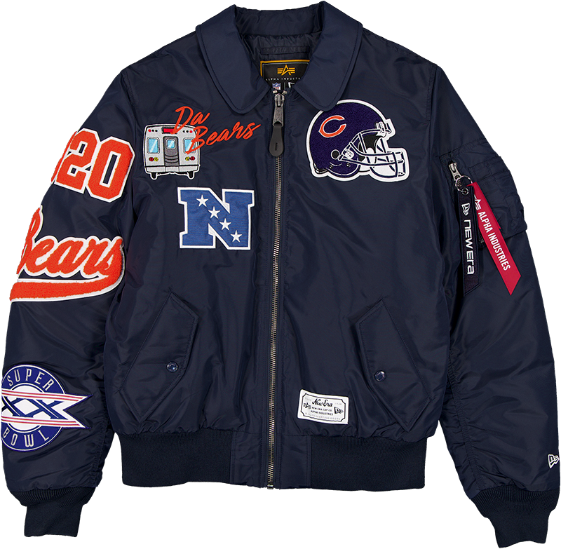 Alpha Industries x Chicago Bears MA-1 Flight Jacket