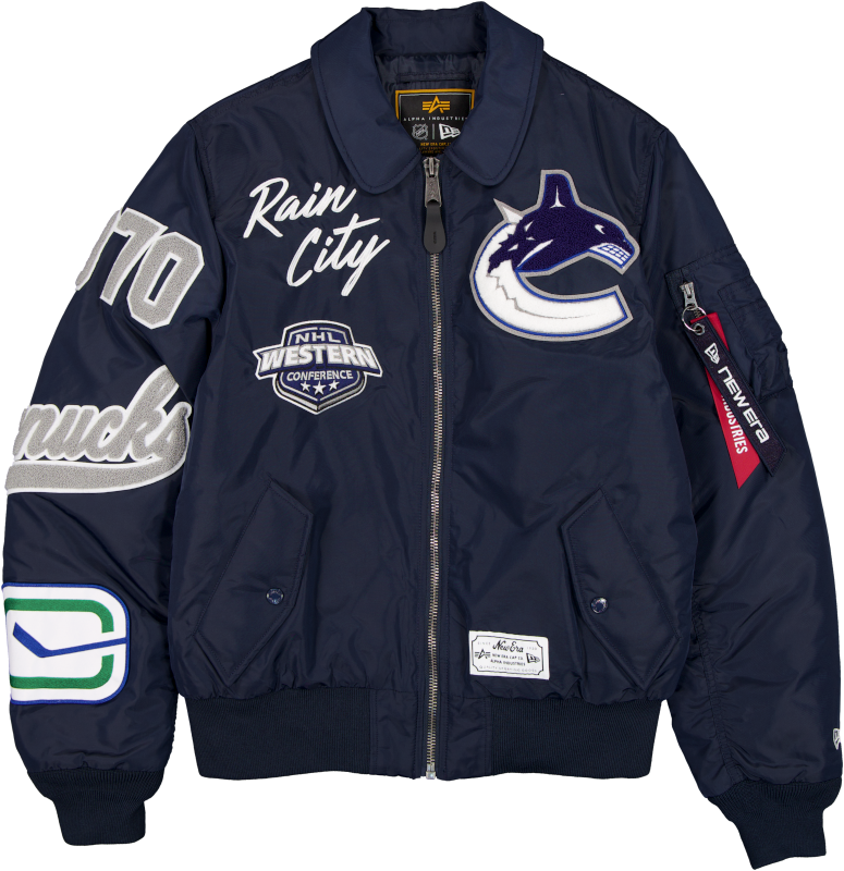 Alpha Industries x Vancouver Canucks MA-1 Flight Jacket