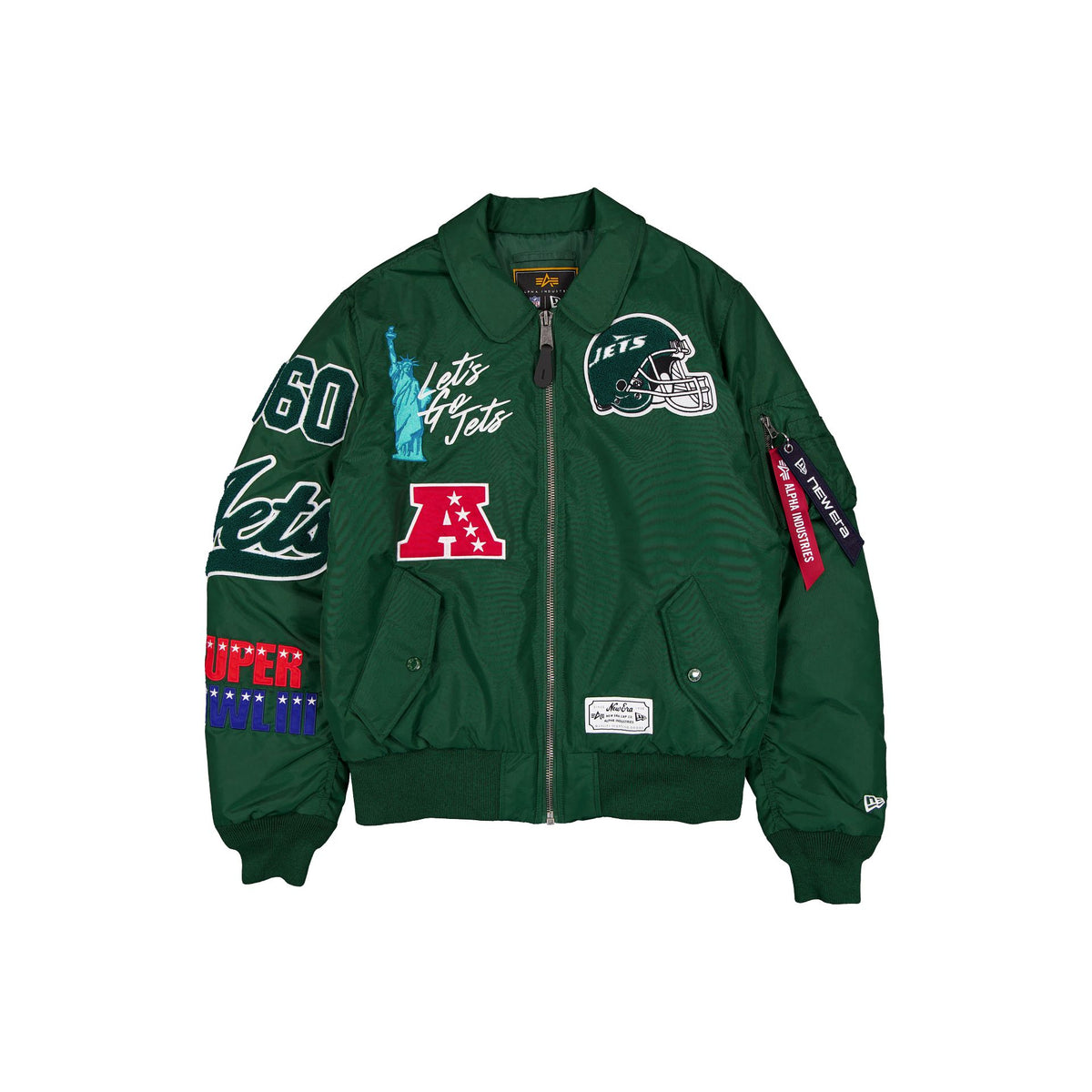 Alpha Industries x New York Jets MA-1 Flight Jacket