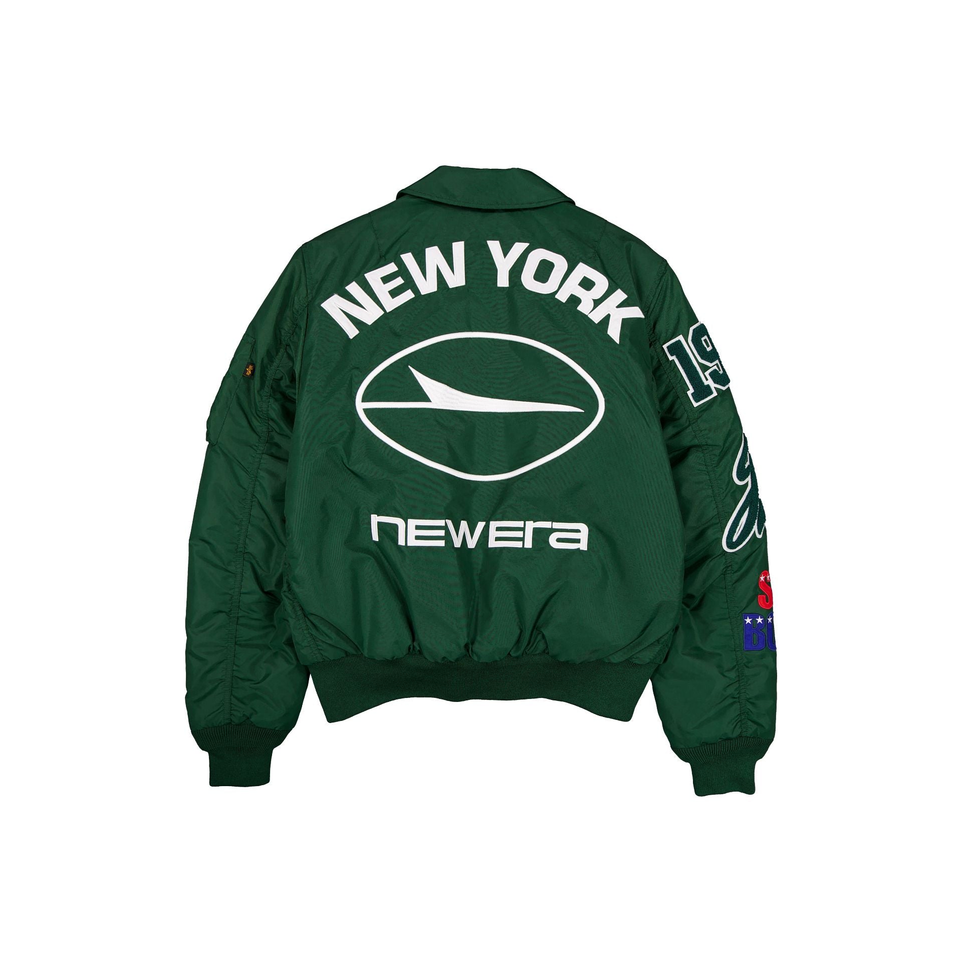 Alpha Industries x New York Jets MA-1 Flight Jacket