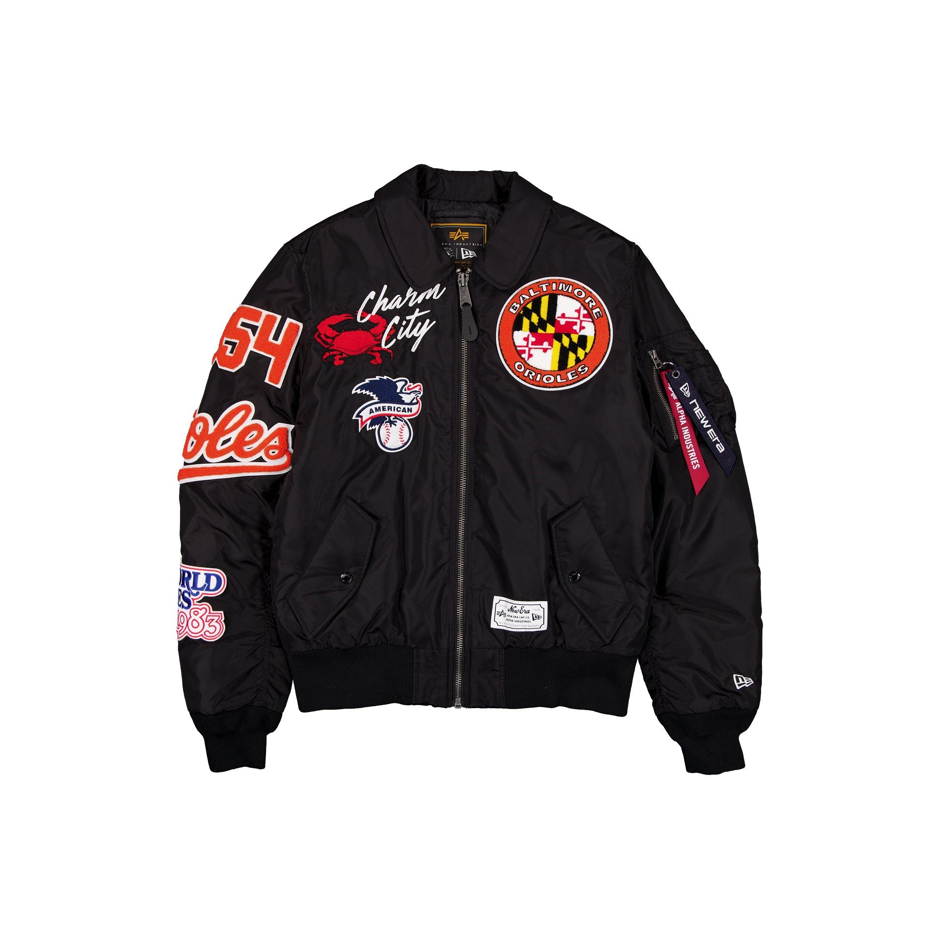 Alpha Industries x Baltimore Orioles MA-1 Flight Jacket