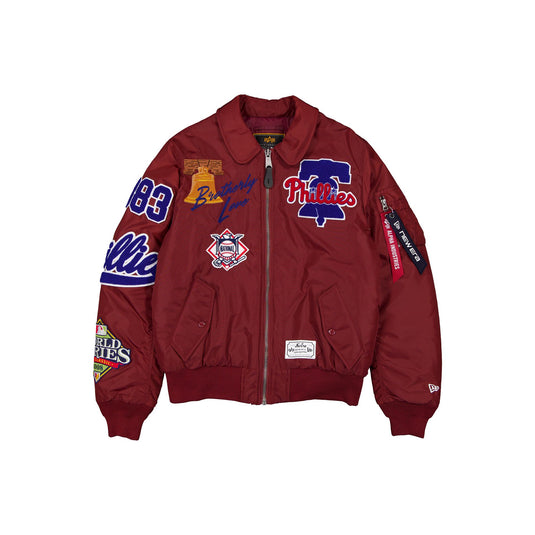 Alpha Industries x Philadelphia Phillies MA-1 Flight Jacket