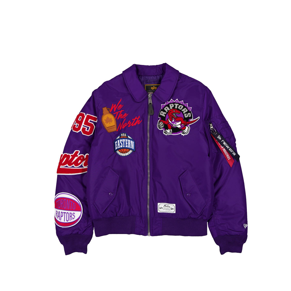 Alpha Industries x Toronto Raptors Hardwood Classics MA-1 Flight Jacket