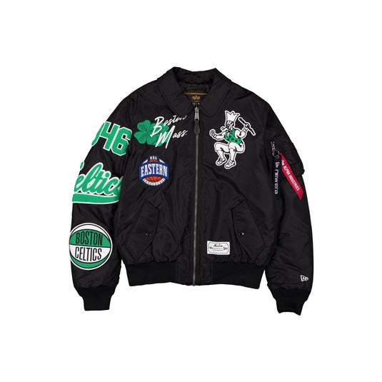 Alpha Industries x Boston Celtics Hardwood Classics MA-1 Flight Jacket