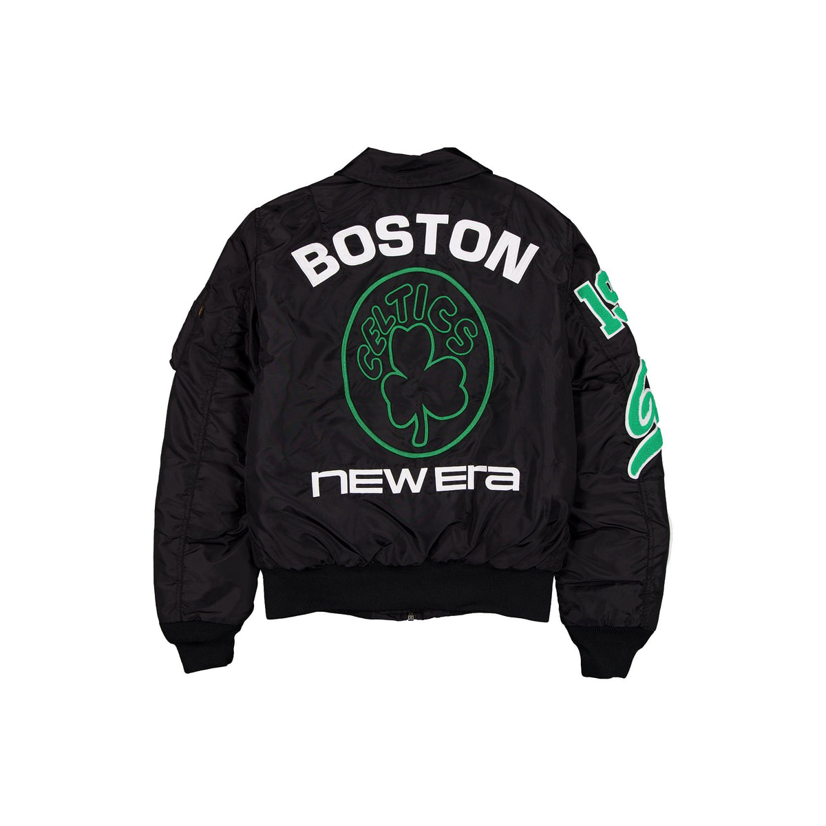 Alpha Industries x Boston Celtics Hardwood Classics MA-1 Flight Jacket