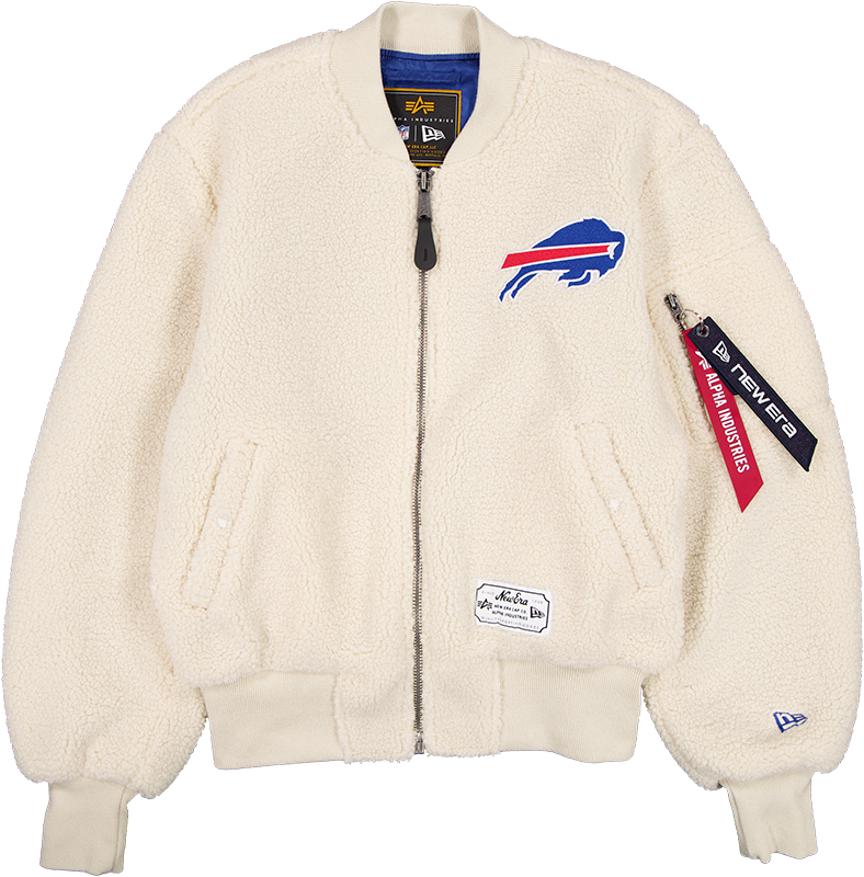 Alpha Industries x Buffalo Bills Women's Sherpa MA-1 Flight Jacket