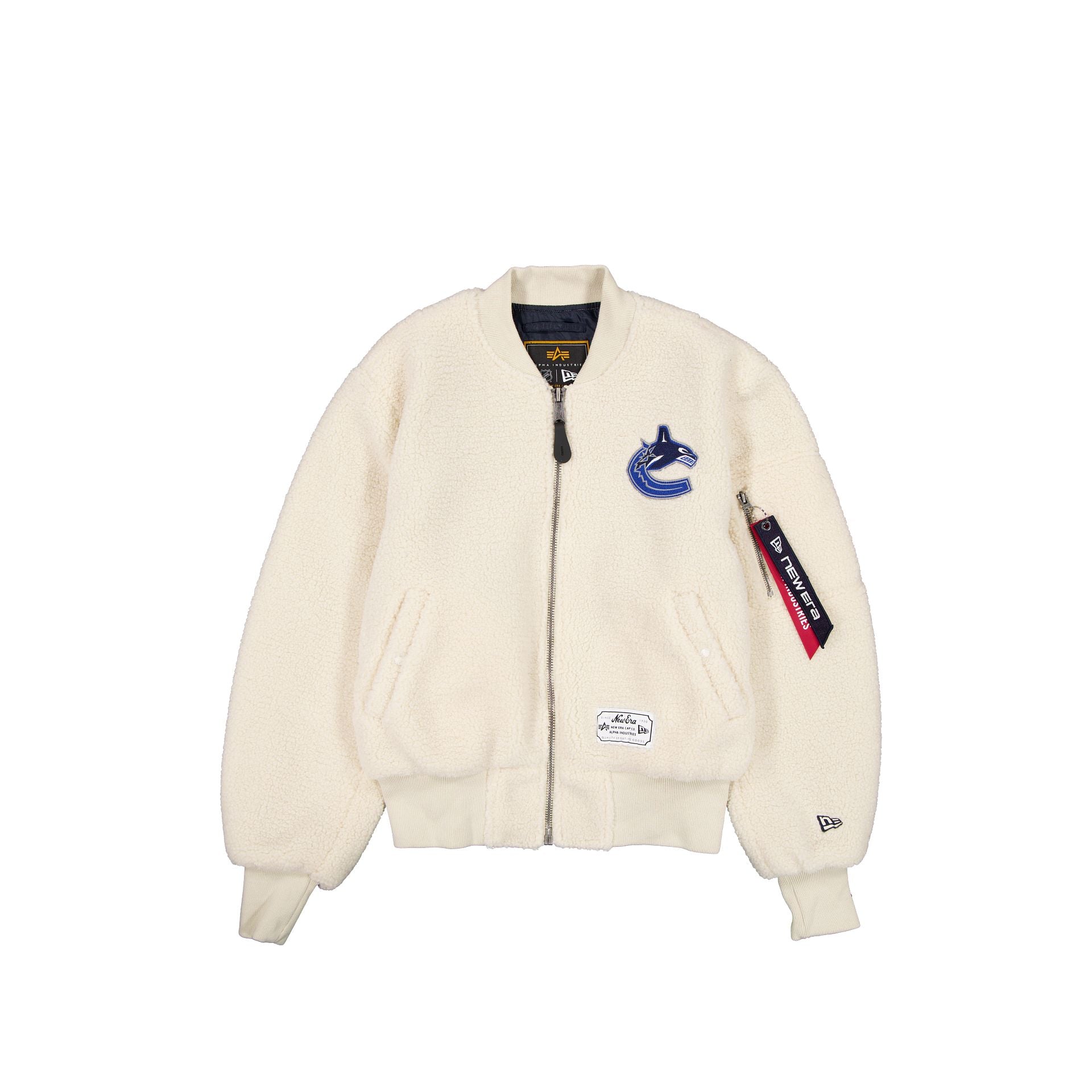 Alpha Industries x Vancouver Canucks Women's Sherpa MA-1 Flight