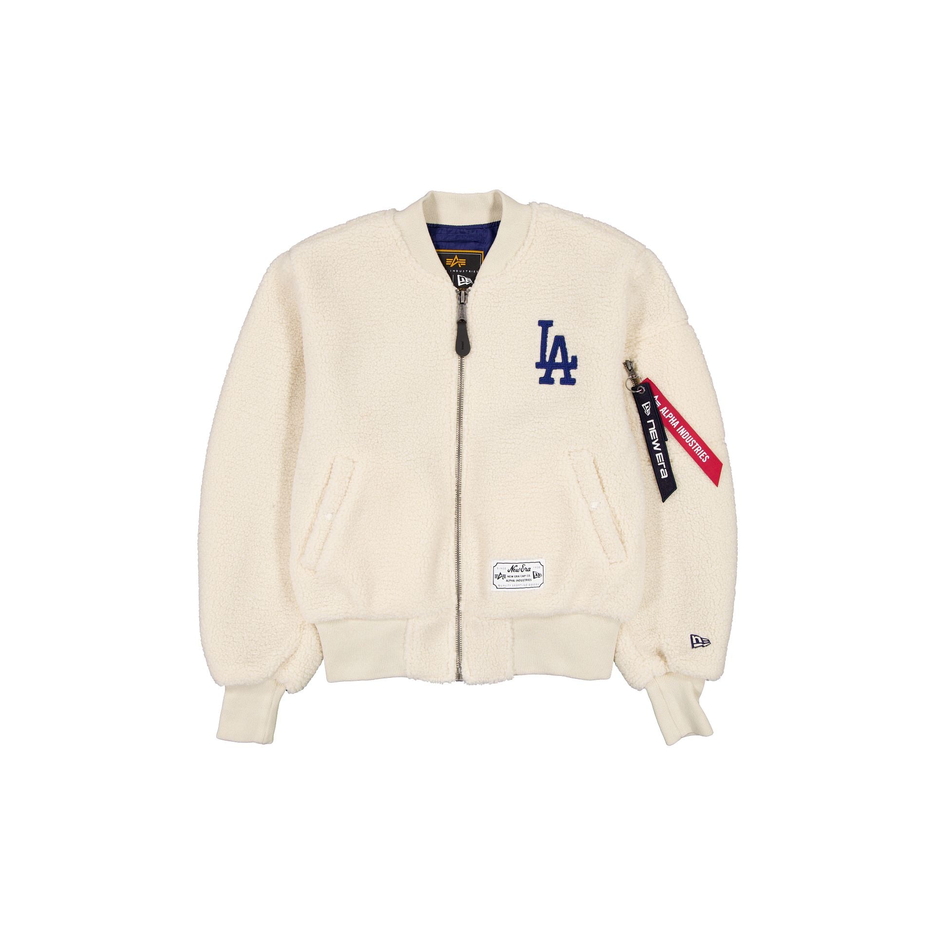 Alpha Industries x Los Angeles Dodgers Women's Sherpa MA-1 Flight Jacket