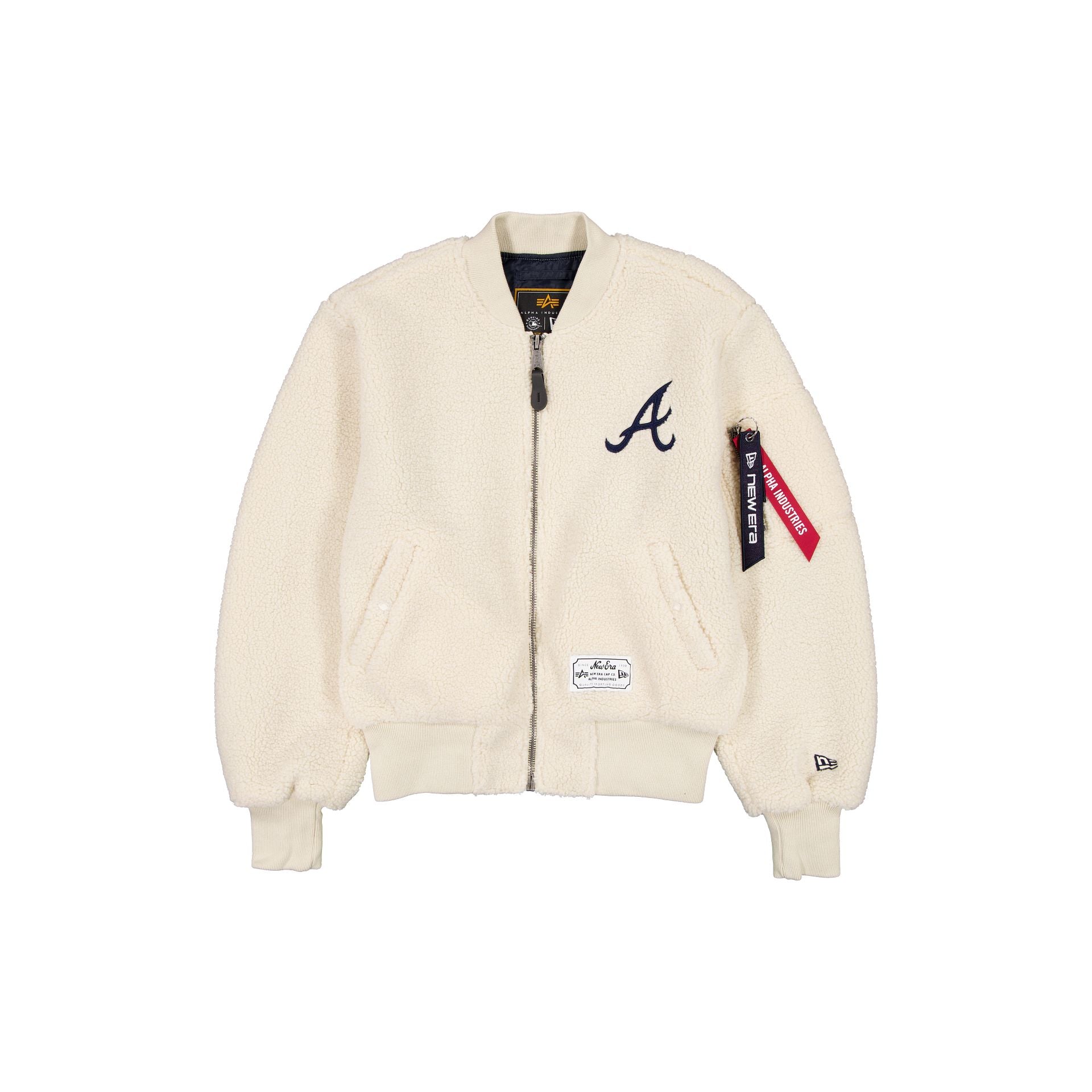 Alpha Industries x Atlanta Braves Women's Sherpa MA-1 Flight Jacket