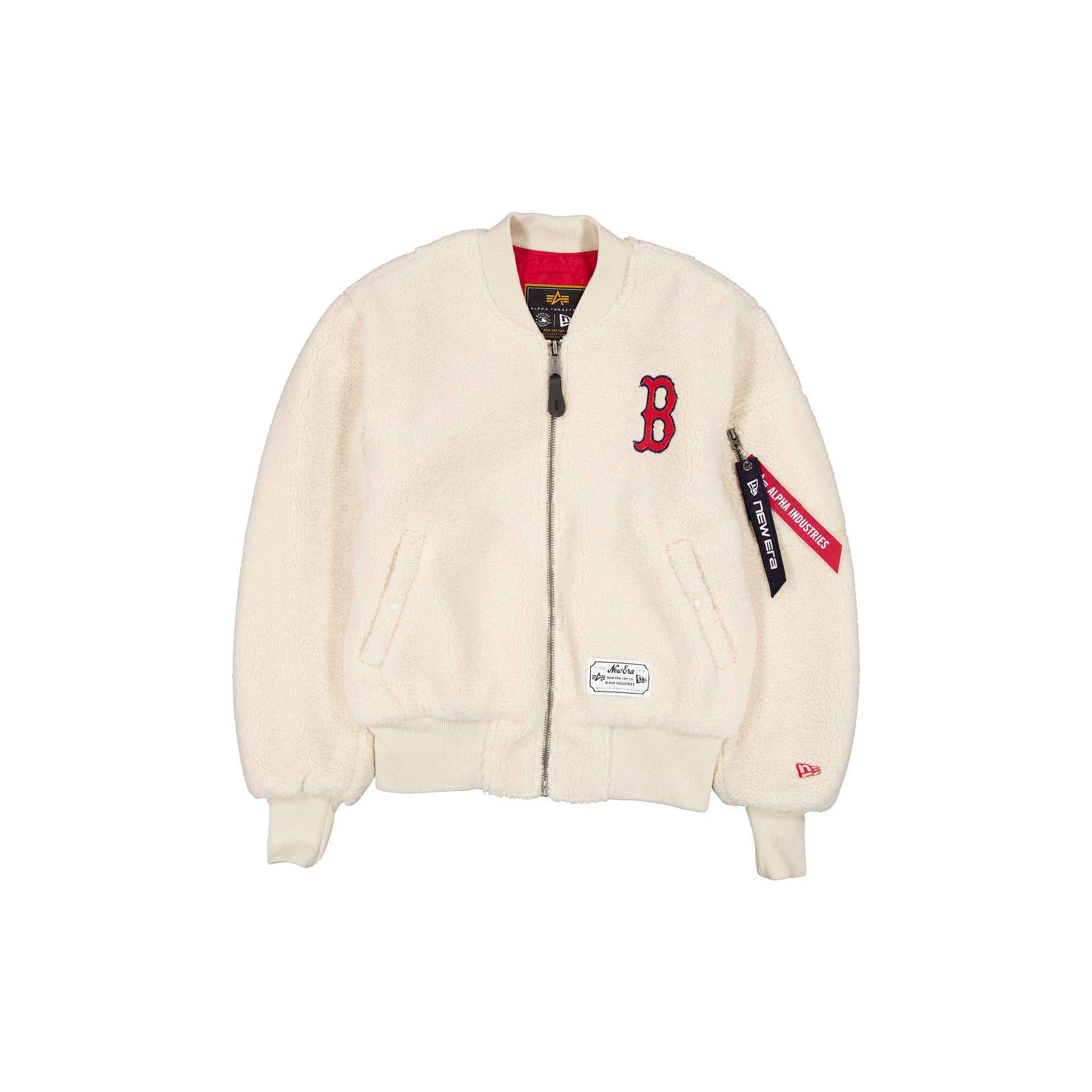 Alpha Industries x Boston Red Sox Women's Sherpa MA-1 Flight Jacket