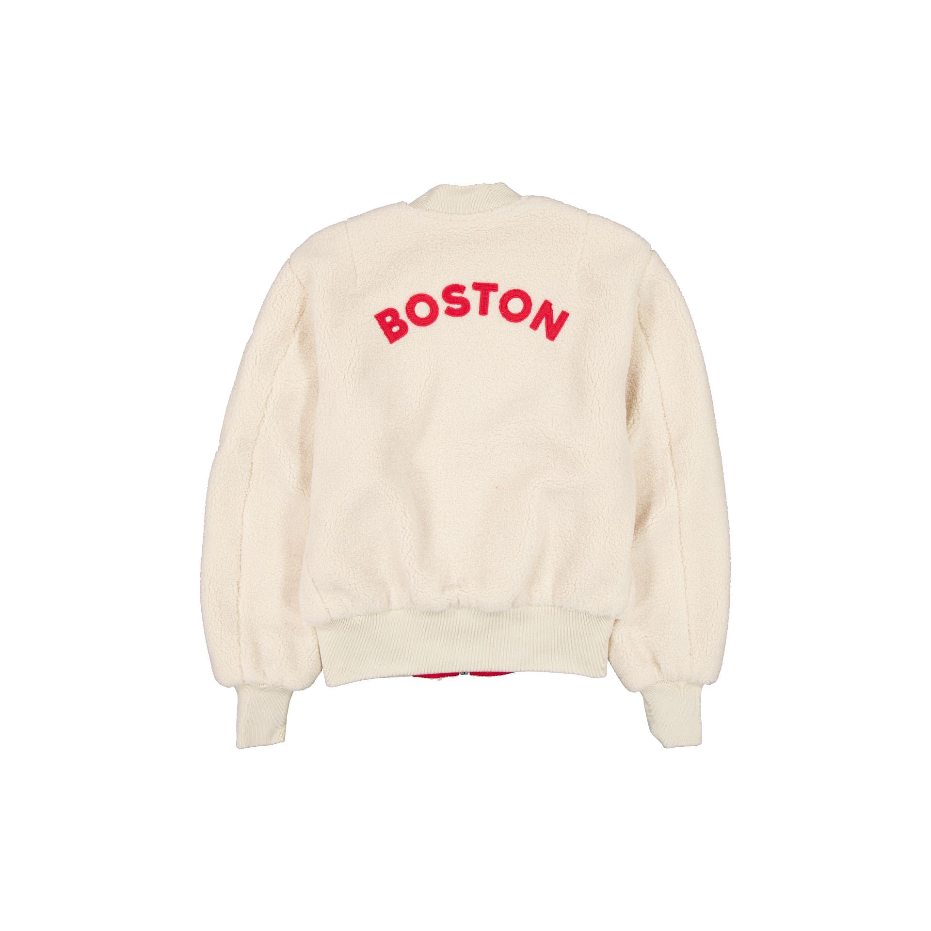Alpha Industries x Boston Red Sox Women's Sherpa MA-1 Flight Jacket