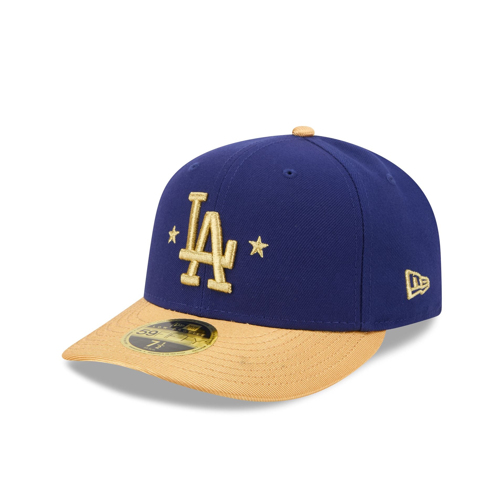 【新品未使用】LA Dodgers 2025 Gold LP 59FIFTY Los Angeles Dodgers Gold 2025 World Series Champions Sidepatch Low
