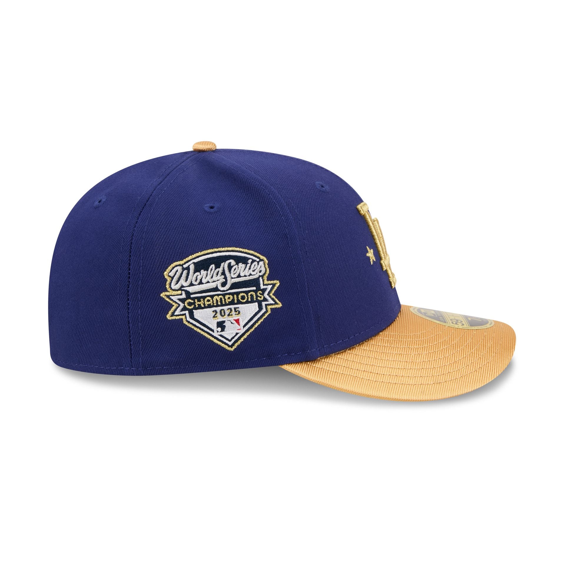 Los Angeles Dodgers Gold 2025 World Series Champions Sidepatch Low