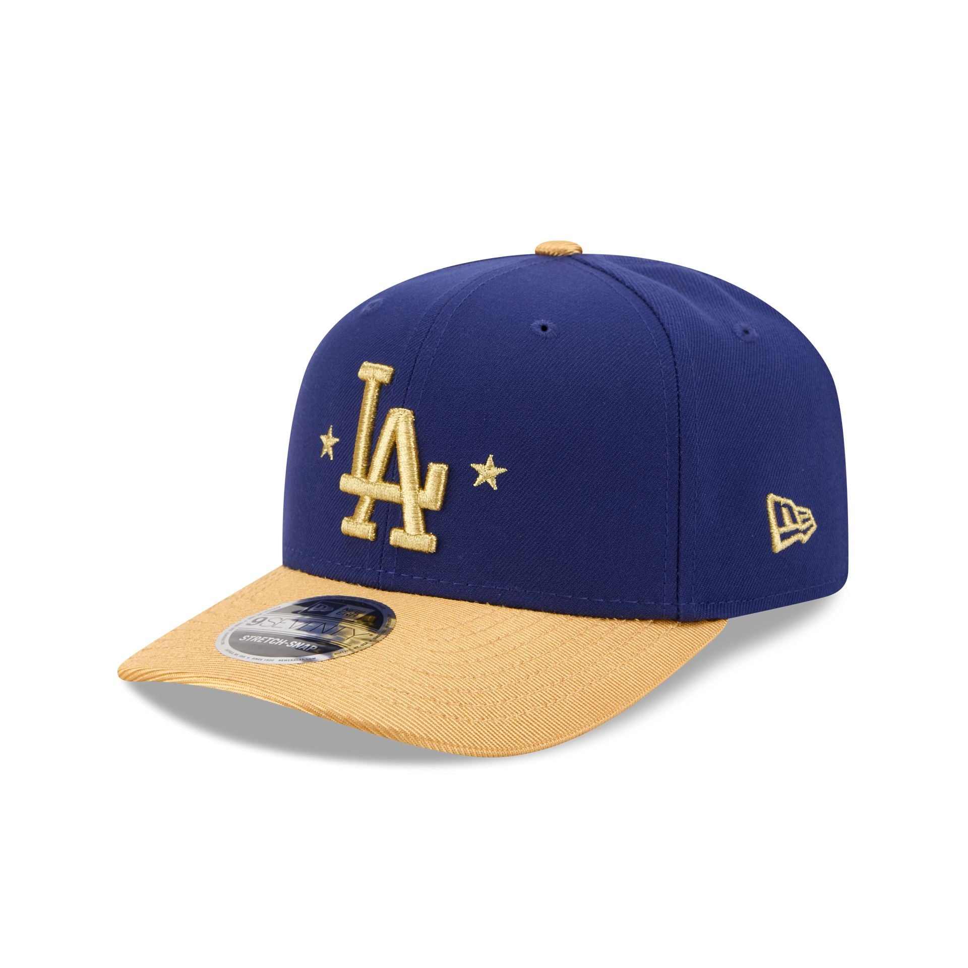 Los Angeles Dodgers Gold 2025 World Series Champions Sidepatch 9SEVENTY Stretch-Snap Hat