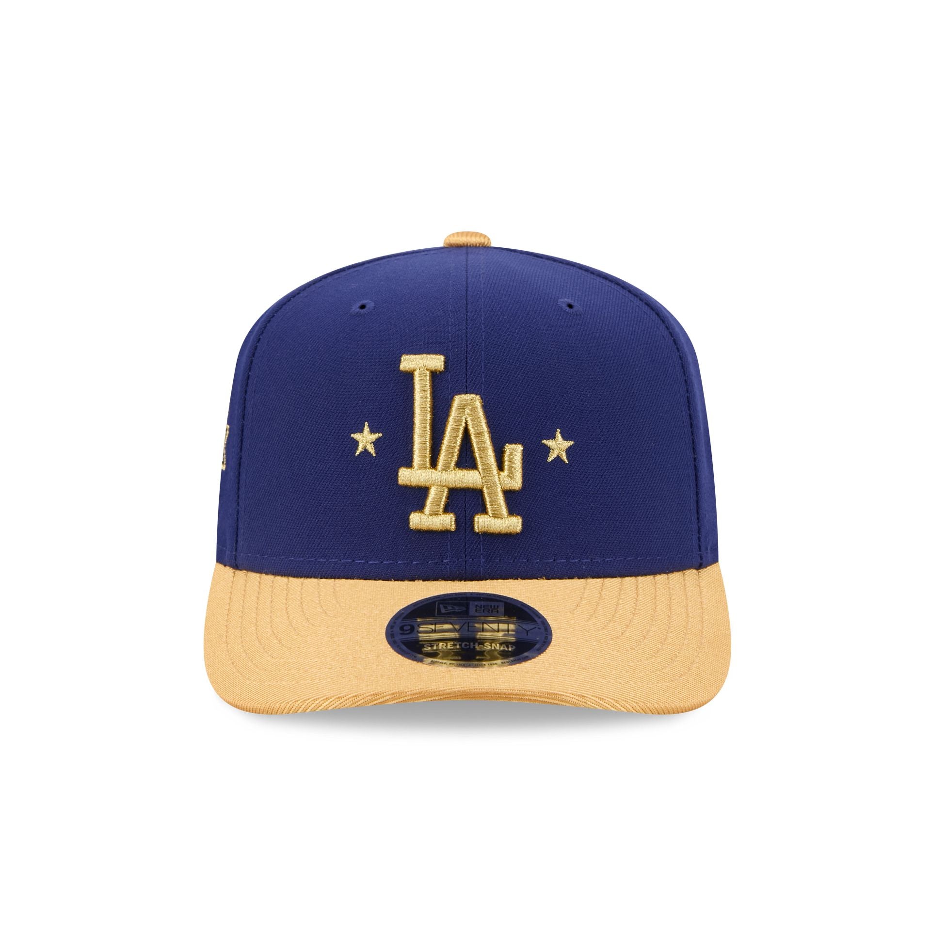 Los Angeles Dodgers Gold 2025 World Series Champions Sidepatch 9SEVENTY Stretch-Snap Hat