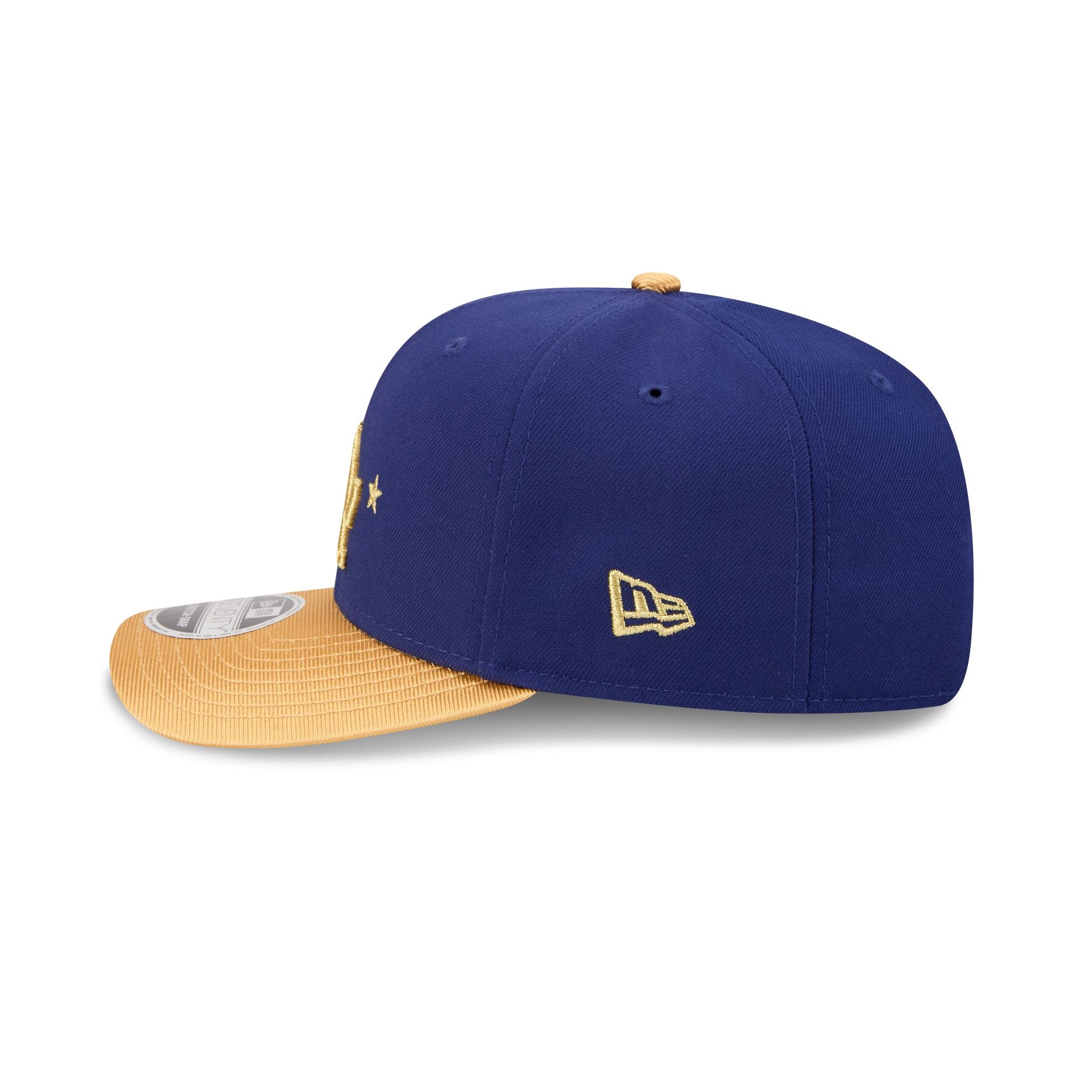 Los Angeles Dodgers Gold 2025 World Series Champions Sidepatch 9SEVENTY Stretch-Snap Hat