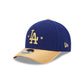 Los Angeles Dodgers Gold 2025 World Series Champions Sidepatch 9FORTY M-Crown Snapback Hat