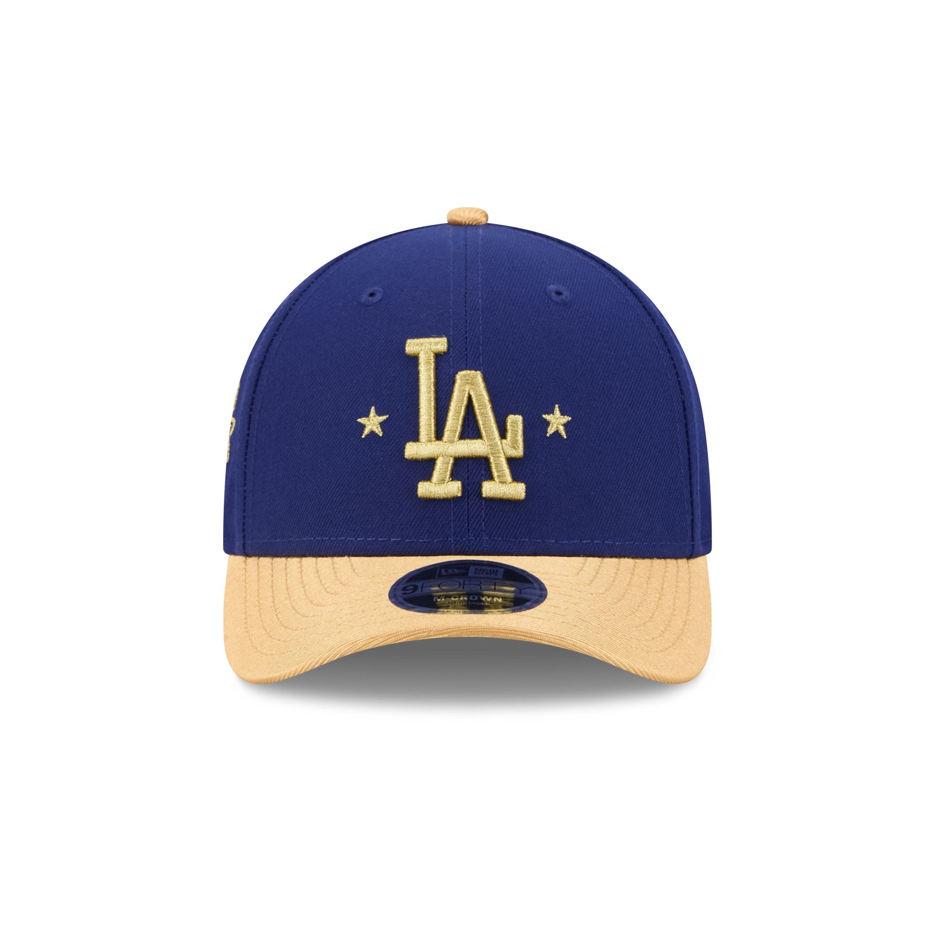 Los Angeles Dodgers Gold 2025 World Series Champions Sidepatch 9FORTY M-Crown Snapback Hat