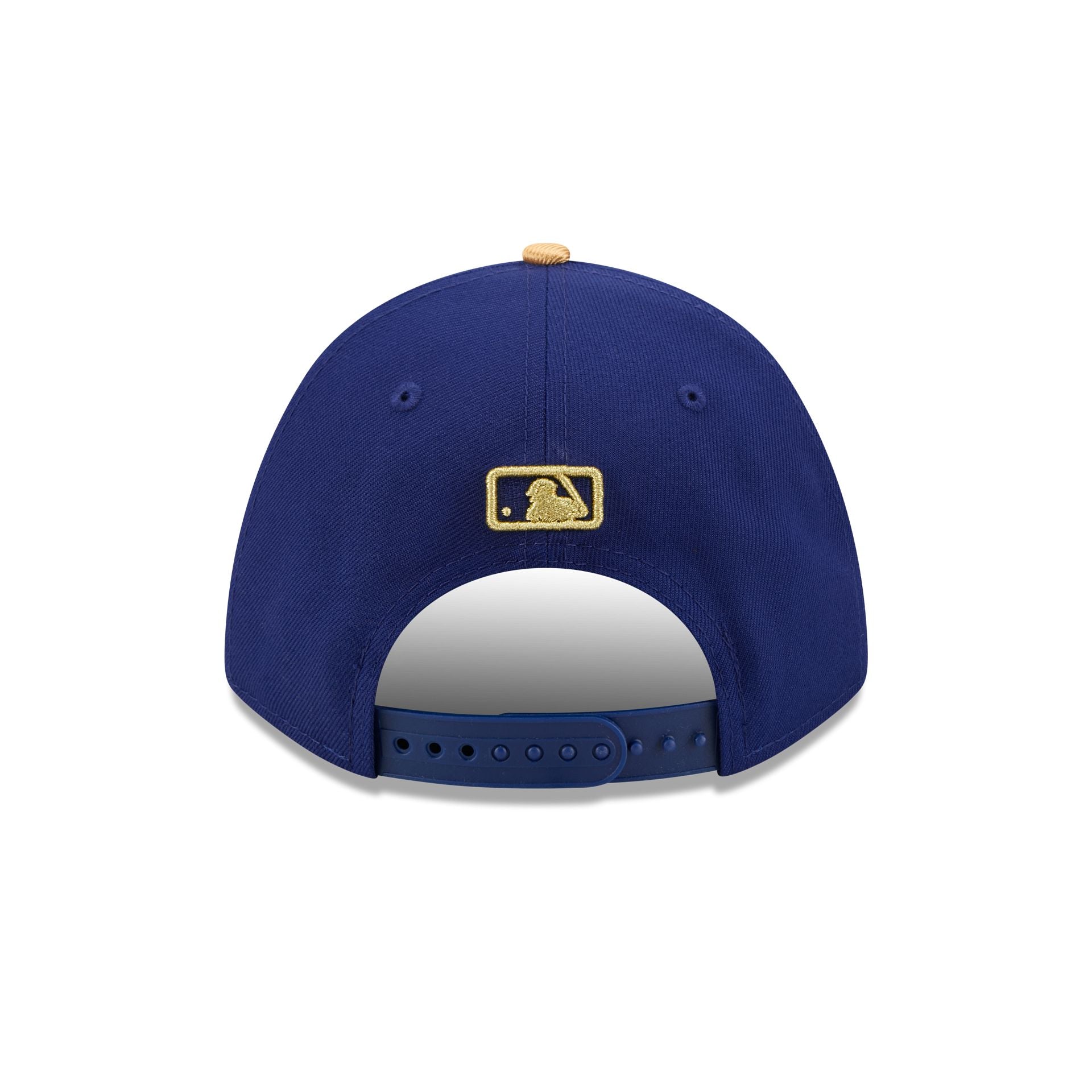 Los Angeles Dodgers Gold 2025 World Series Champions Sidepatch 9FORTY M-Crown Snapback Hat