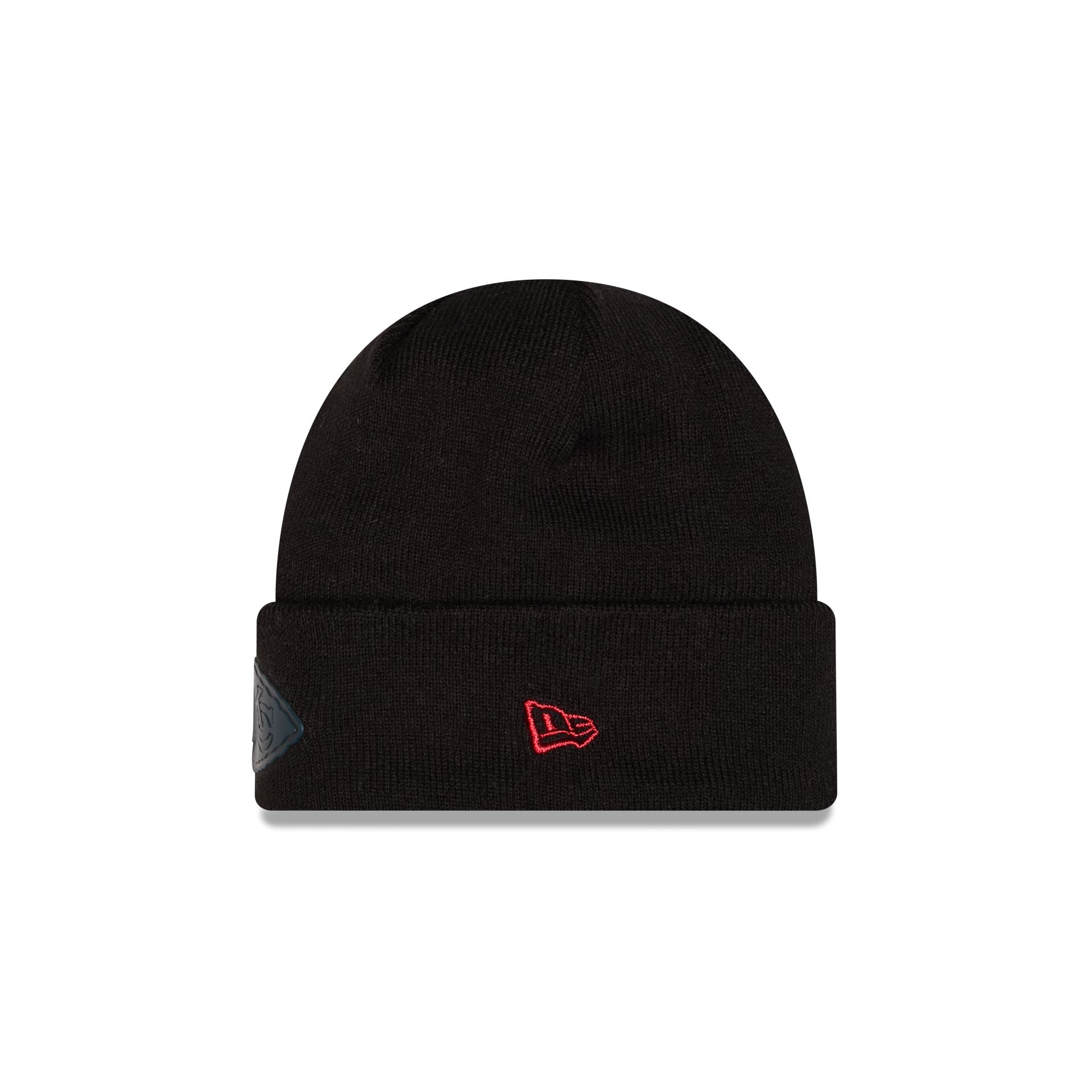 Kansas City Chiefs All Black Beanie Hat