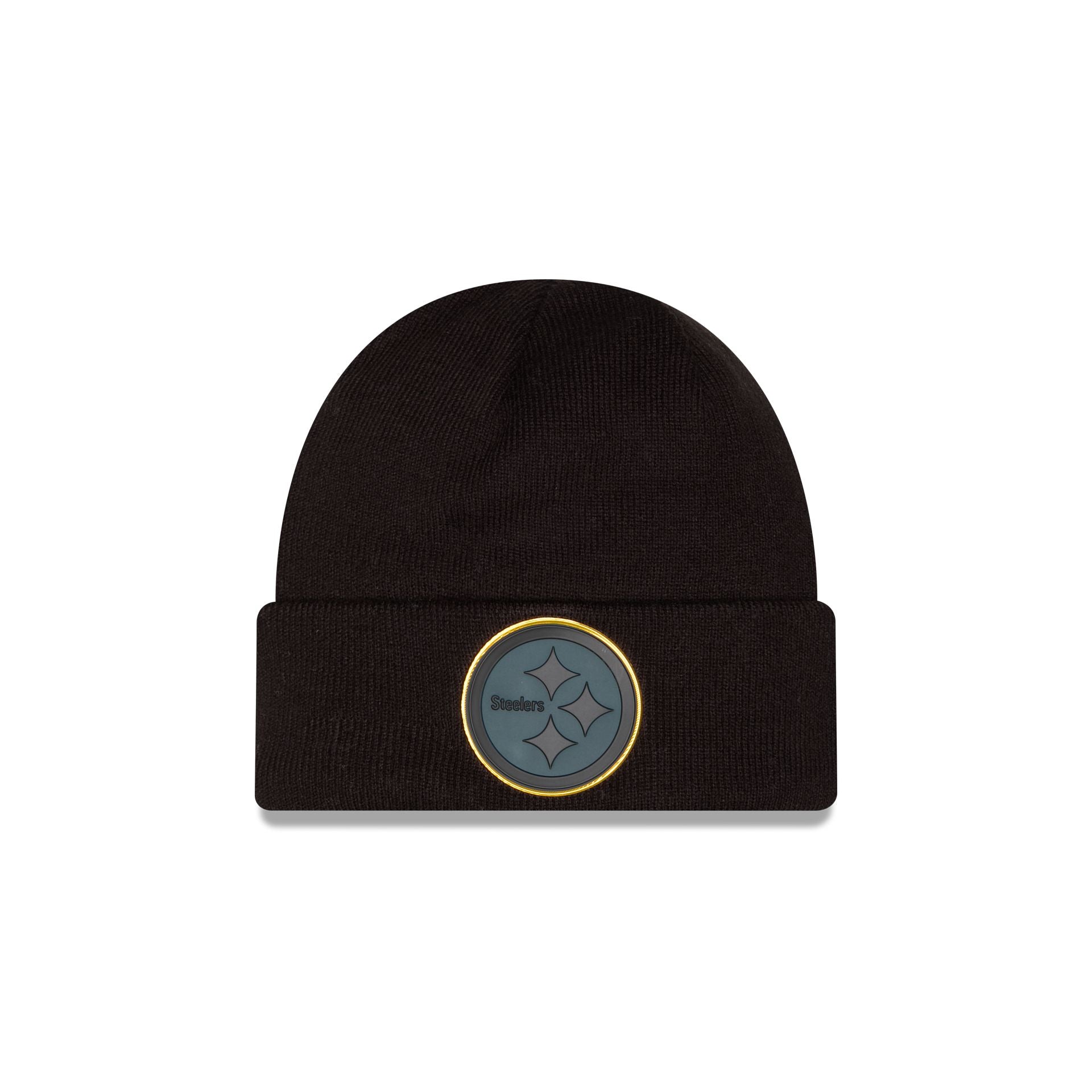 Pittsburgh Steelers All Black Beanie Hat