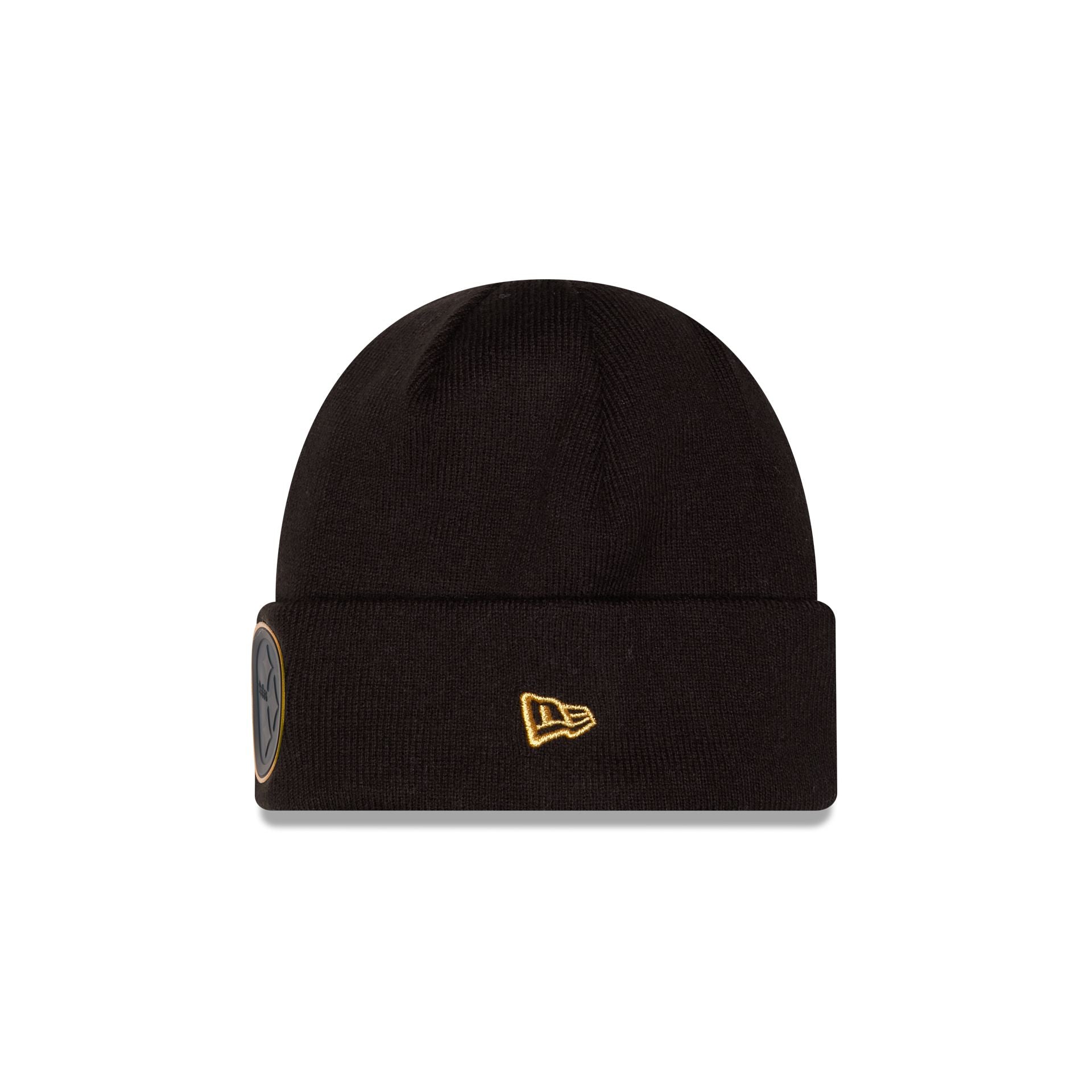 Pittsburgh Steelers All Black Beanie Hat