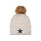 Dallas Cowboys Women's Sandy Linen Pom Knit Hat