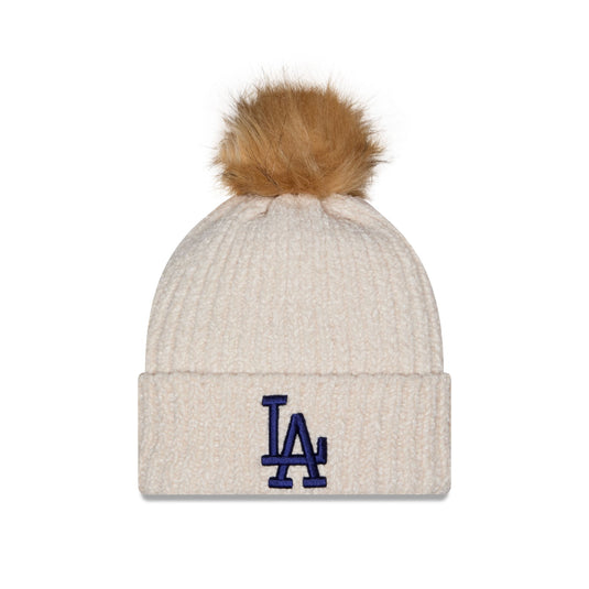 Los Angeles Dodgers Women's Sandy Linen Pom Knit Hat