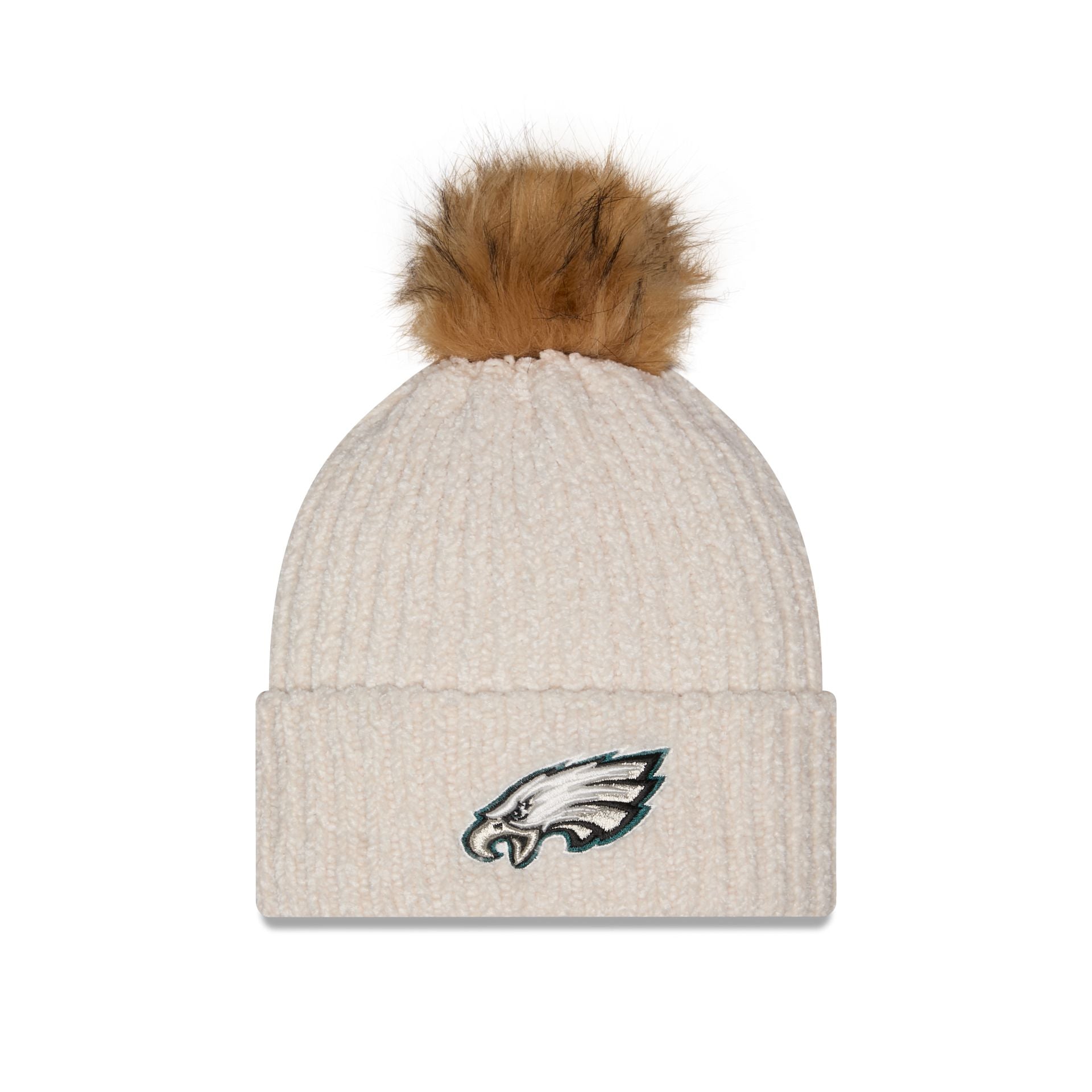 Philadelphia Eagles Women's Sandy Linen Pom Knit Hat