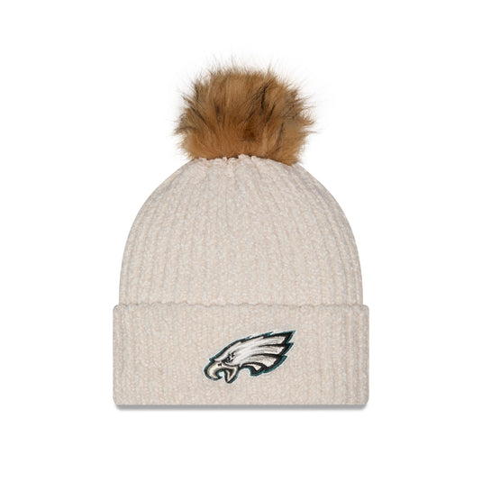 Philadelphia Eagles Women's Sandy Linen Pom Knit Hat