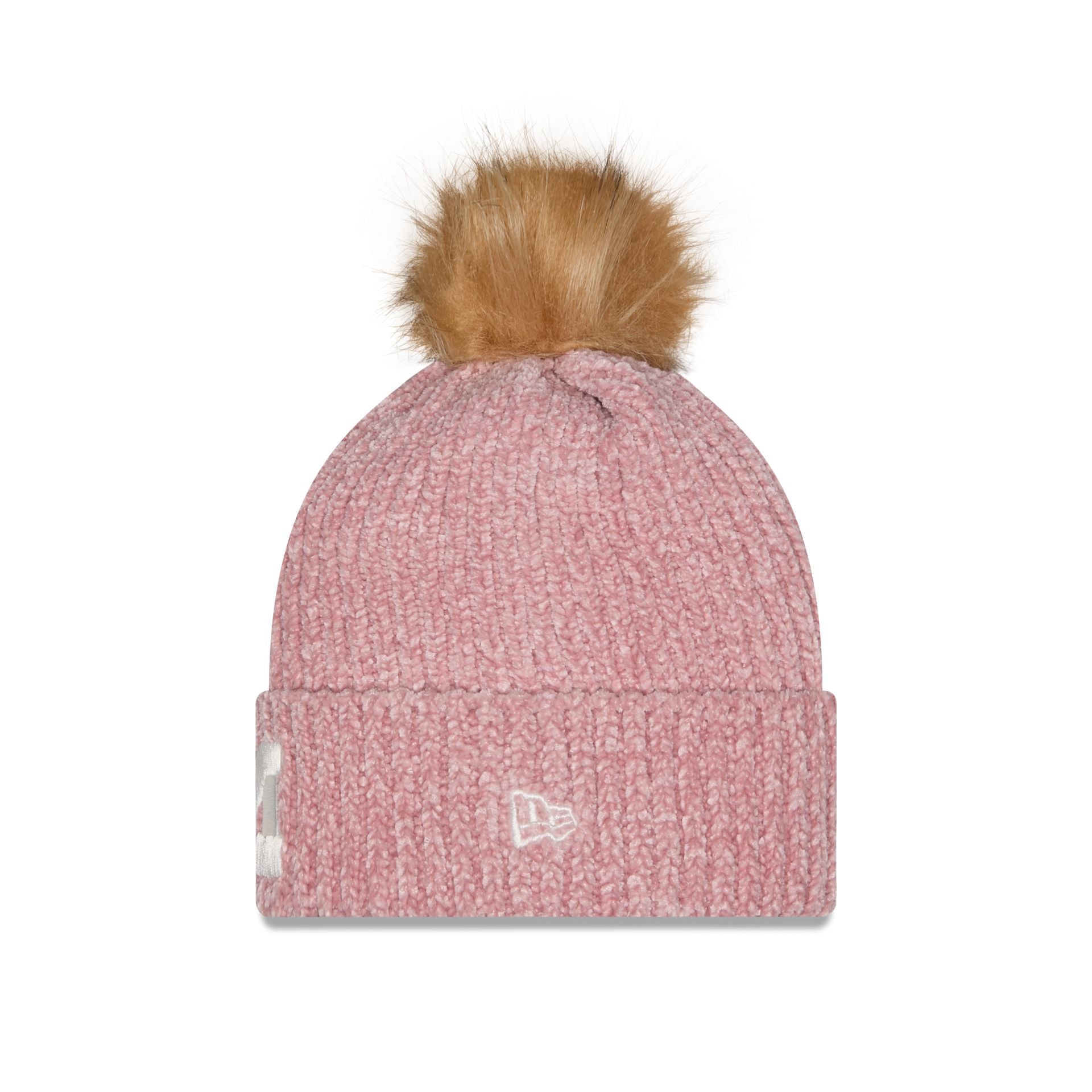 Michigan Wolverines Women's Pink Pom Knit Hat
