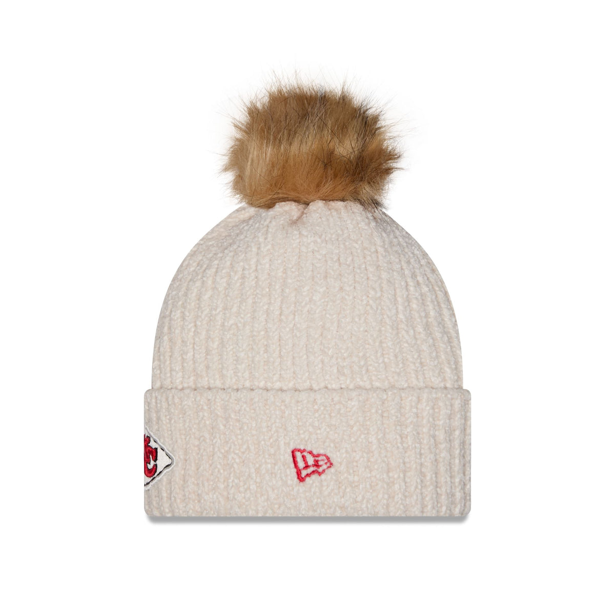 Kansas City Chiefs Women's Sandy Linen Pom Knit Hat