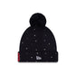 Boston Red Sox Women's Rhinestone Pom Knit Hat