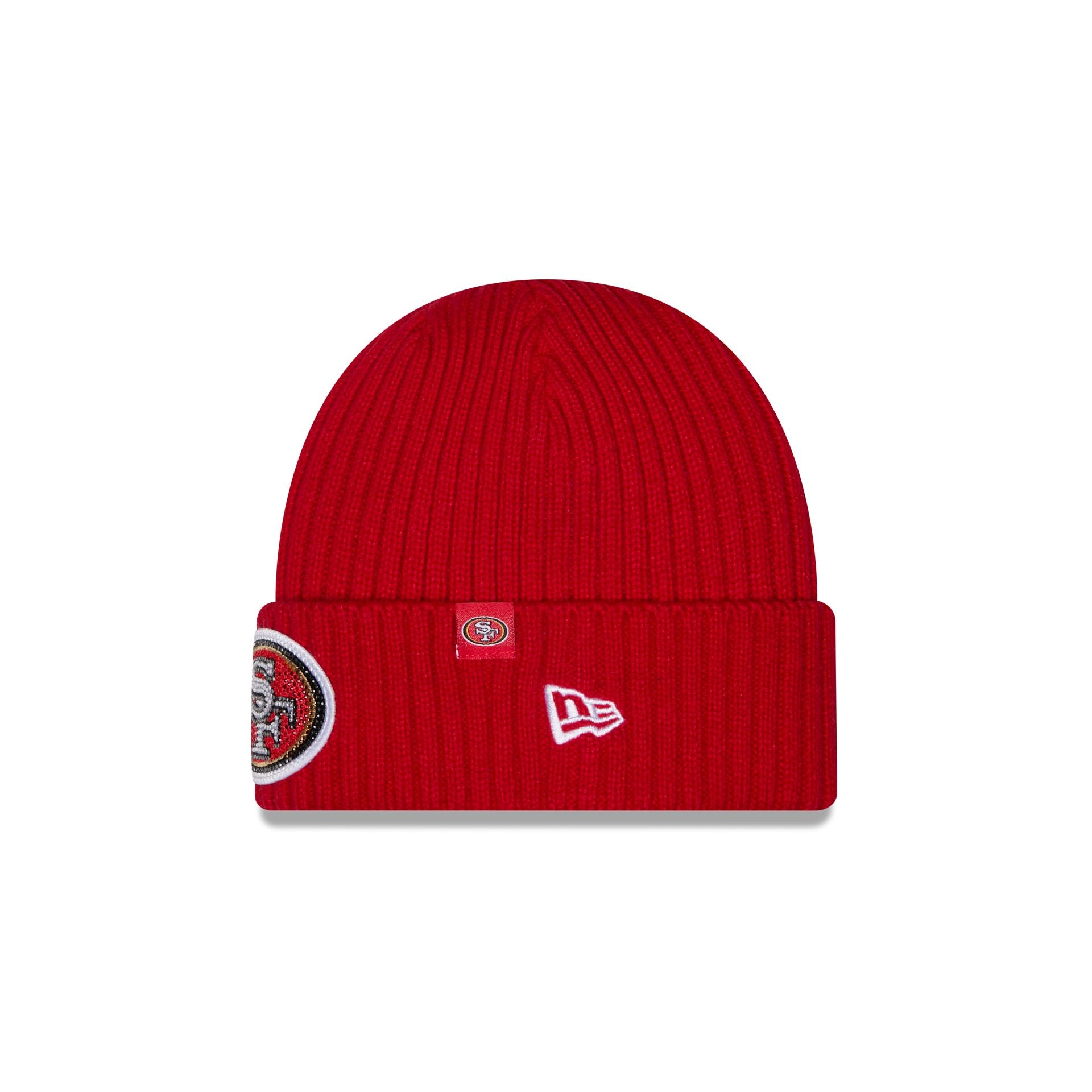 San Francisco 49ers Rhinestone Badge Beanie Hat