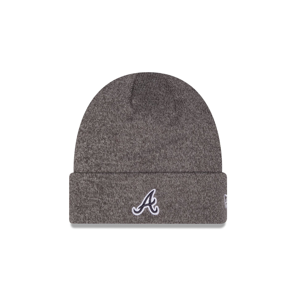 Atlanta Braves Heather Gray Tonal Beanie Hat