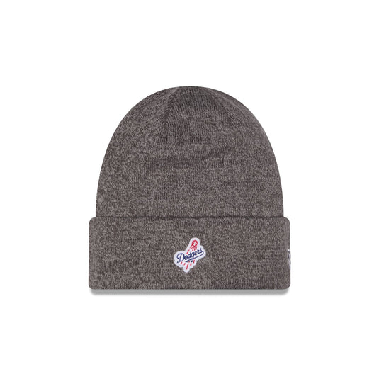 Los Angeles Dodgers Heather Gray Tonal Beanie Hat