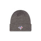 Toronto Blue Jays Heather Gray Tonal Beanie Hat