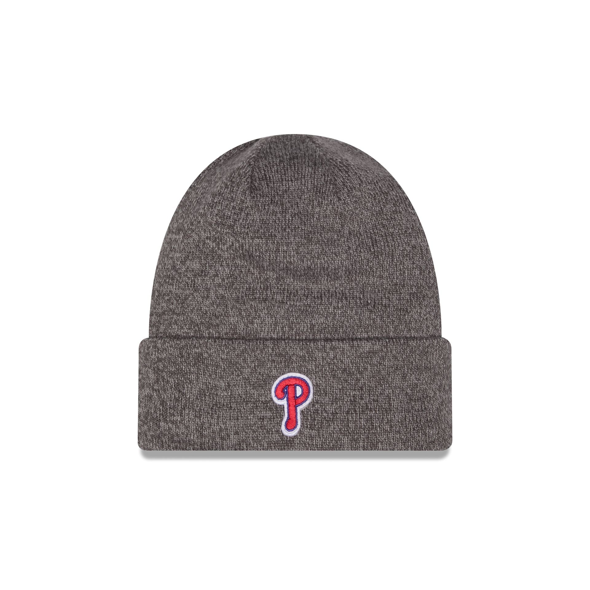 Philadelphia Phillies Heather Gray Tonal Beanie Hat