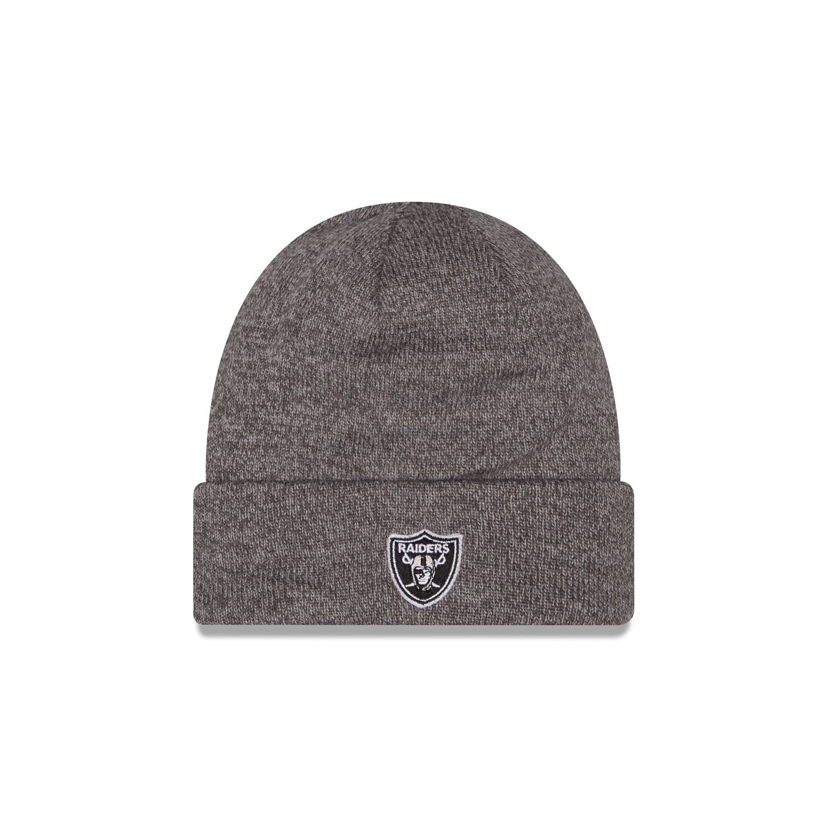 Las Vegas Raiders Heather Gray Tonal Beanie Hat