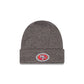 San Francisco 49ers Heather Gray Tonal Beanie Hat