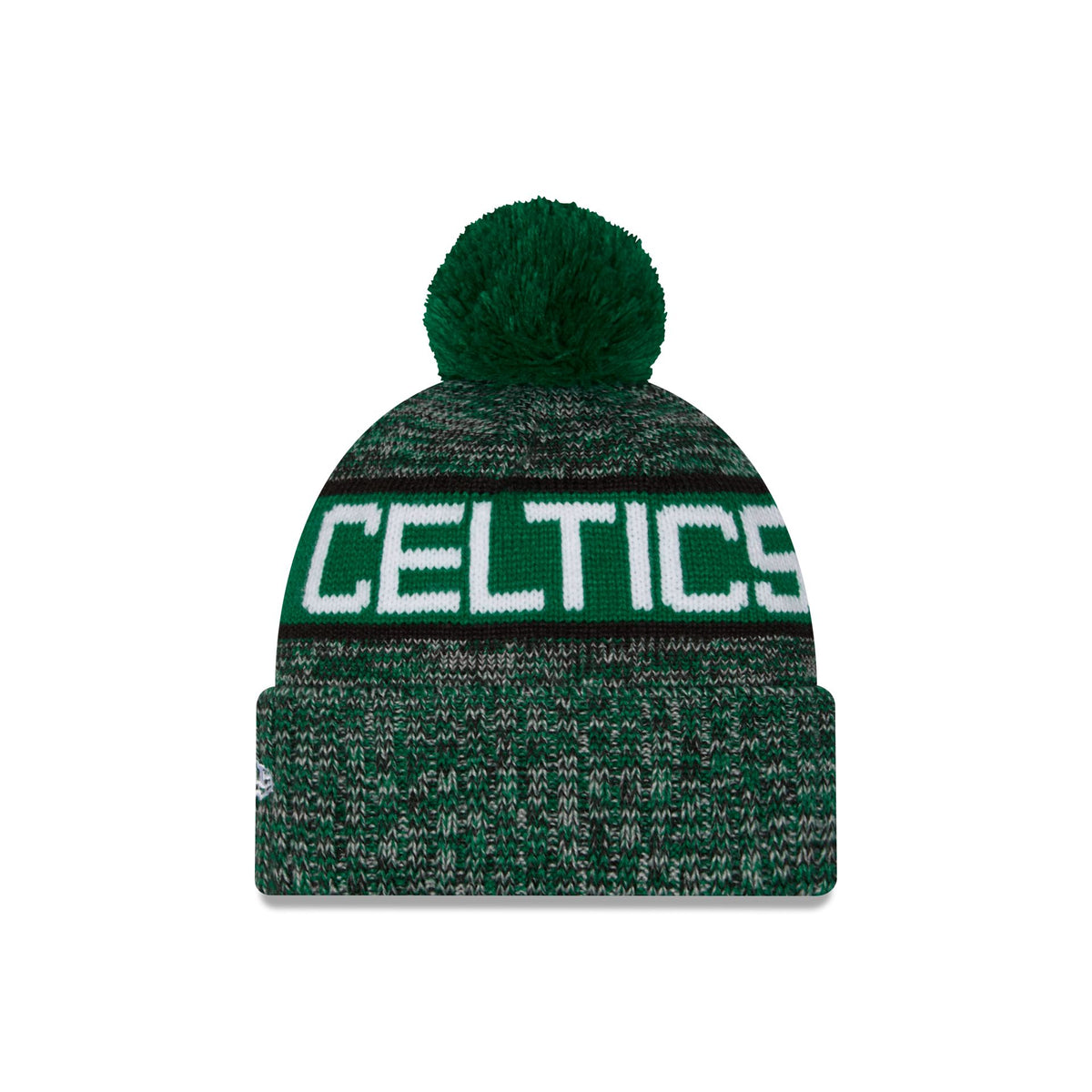 Boston Celtics Tri Color Pom Knit Hat