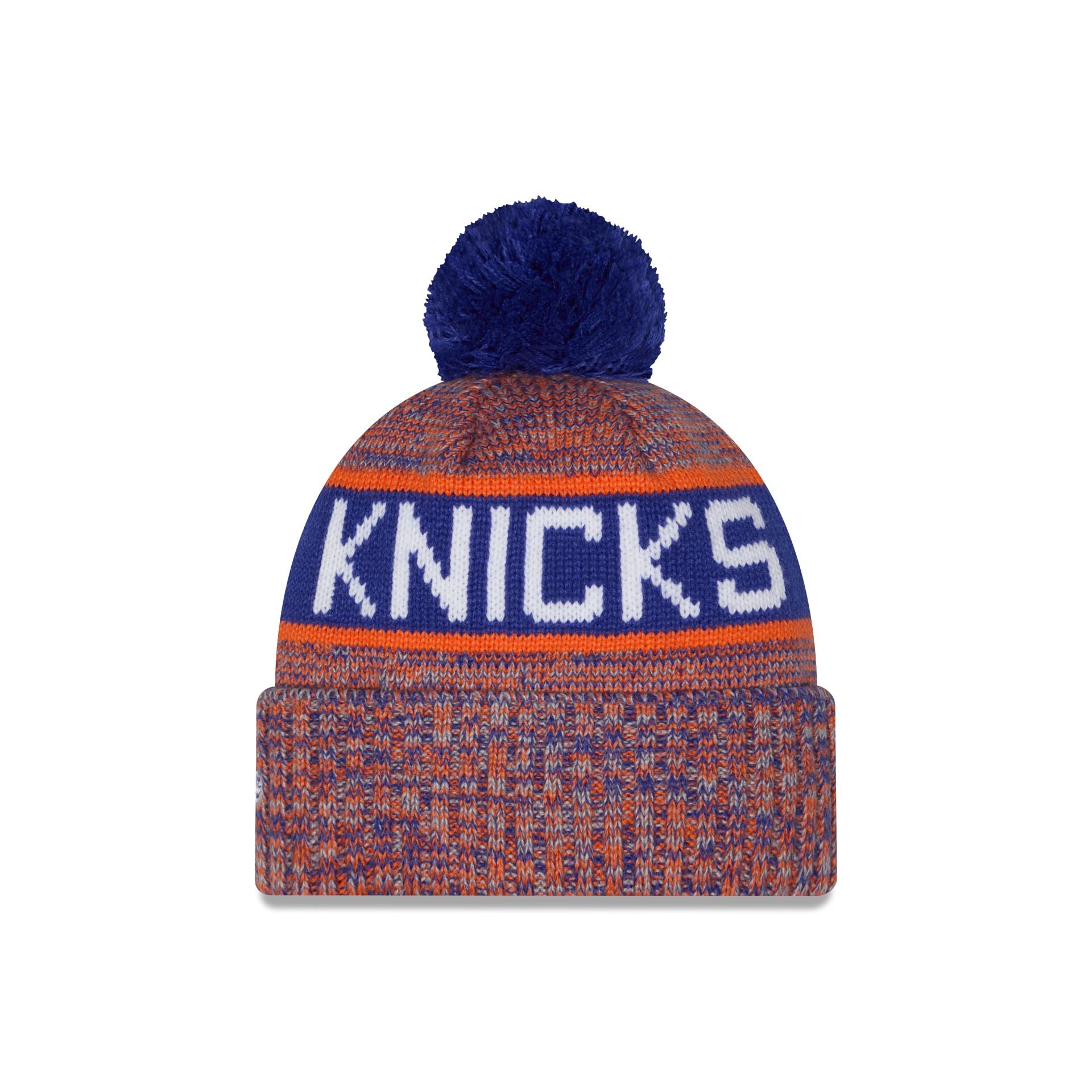 New York Knicks Tri Color Pom Knit Hat