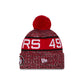San Francisco 49ers Tri Color Pom Knit Hat