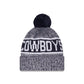Dallas Cowboys Tri Color Pom Knit Hat
